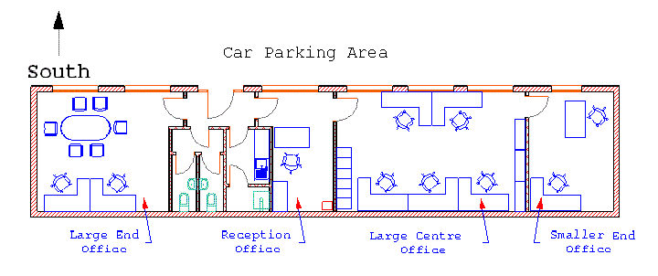 Plan with furniture